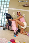 adult baby girls in wet diapers